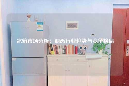 冰箱市场分析：洞悉行业趋势与竞争格局