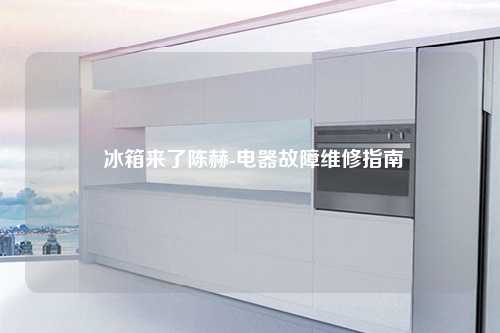  冰箱来了陈赫-电器故障维修指南