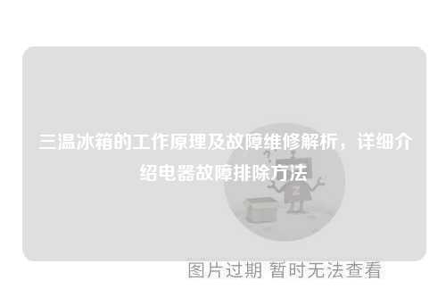  三温冰箱的工作原理及故障维修解析，详细介绍电器故障排除方法