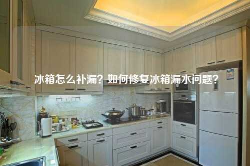  冰箱怎么补漏？如何修复冰箱漏水问题？