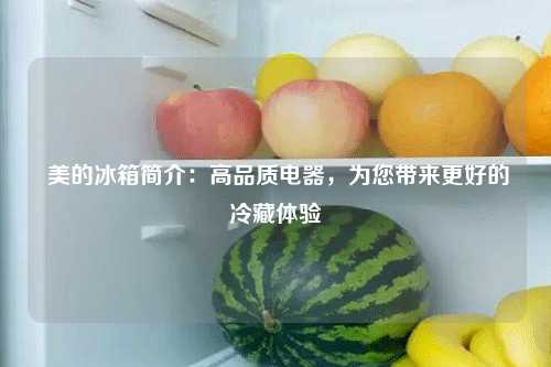  美的冰箱简介：高品质电器，为您带来更好的冷藏体验