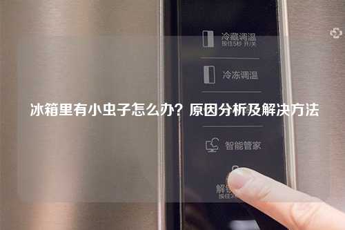  冰箱里有小虫子怎么办？原因分析及解决方法