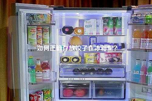  如何正确存放饺子在冰箱里？
